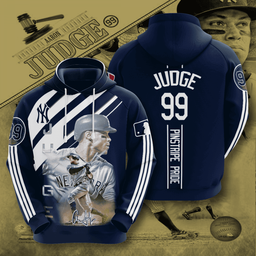 New York Yankees Aaron Judge 99 3D All Over Print Hoodie, Zip Hoodie