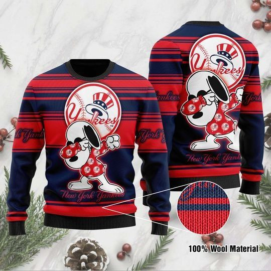 New York Yankees Christmas For Fans Ugly Christmas Sweater Adult 3D Funny Matching for family