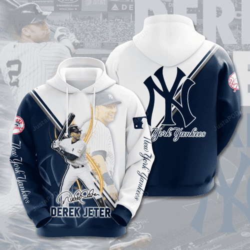 NEW YORK YANKEES Derek Jeter 3D All Over Print Hoodie, Zip Hoodie