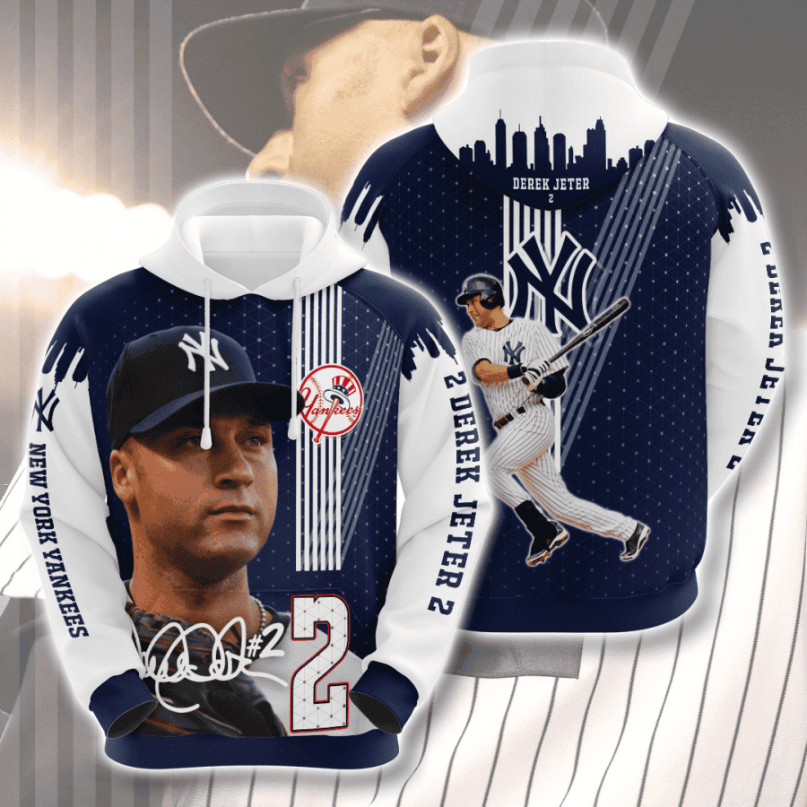 New York Yankees Derek Jeter 3D All Over Print Hoodie, Zip Hoodie