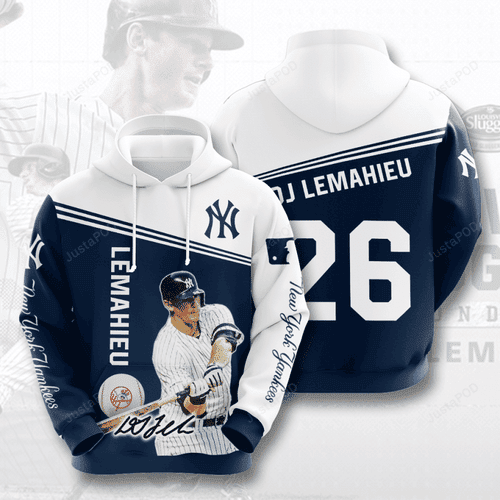NEW YORK YANKEES DJ LeMahieu 3D All Over Print Hoodie, Zip Hoodie
