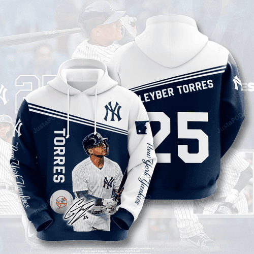 NEW YORK YANKEES Gleyber Torres 3D All Over Print Hoodie, Zip Hoodie