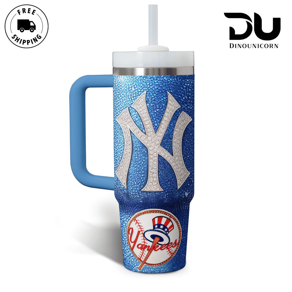 New York Yankees MLB Custom Stanley Cup 40 oz 30 oz Tumbler With HandleTVC2301712 - Image 2