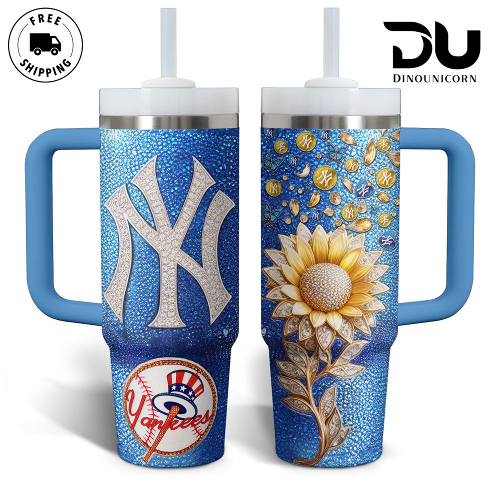 New York Yankees MLB Custom Stanley Cup 40 oz 30 oz Tumbler With HandleTVC2301712 - Image 3