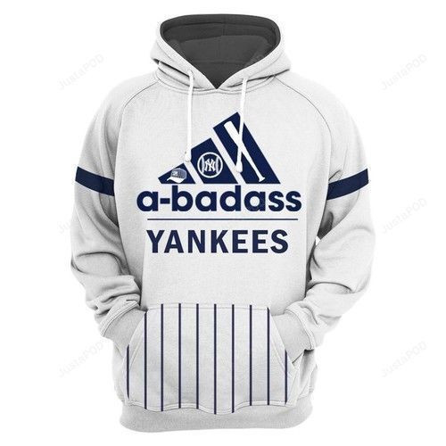 New York Yankees Mlb Football White 3D All Over Print Hoodie, Zip Hoodie