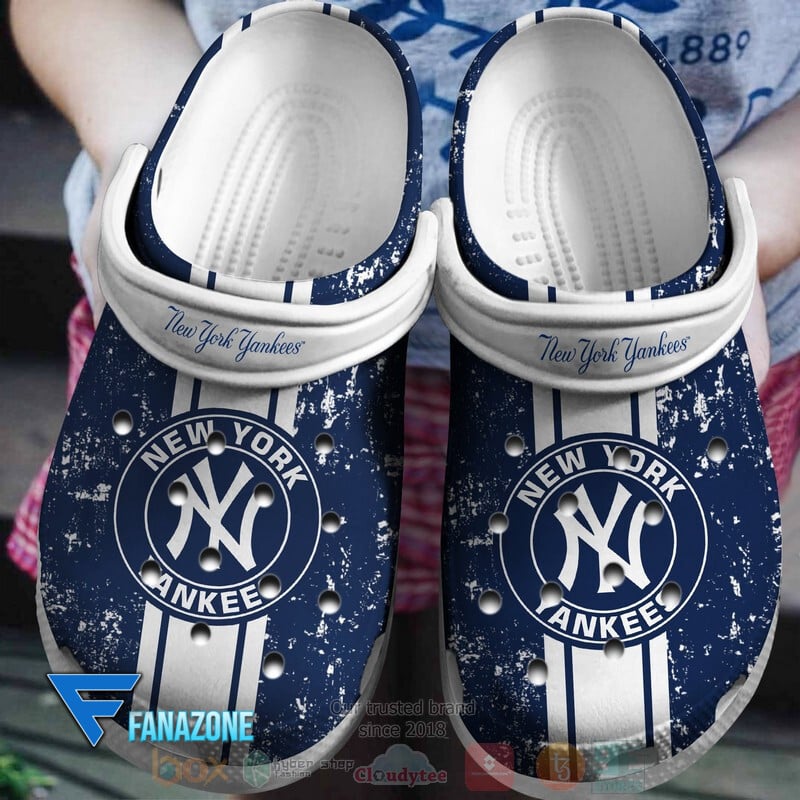 New York Yankees MLB Sport Crocs Clogs Crocband Shoes Comfortable For Men Women and Kids