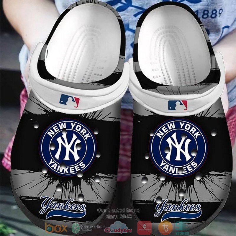New York Yankees MLB Sport Crocs Crocband Clogs Shoes Comfortable For Men Women and Kids