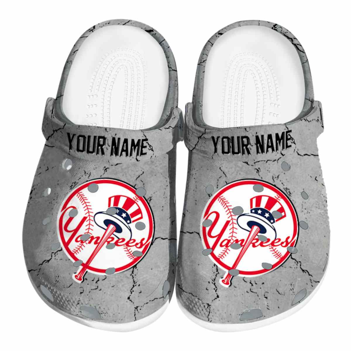 New York Yankees MLB Sport Crocs Crocband Clogs Shoes Comfortable For Men Women and Kids