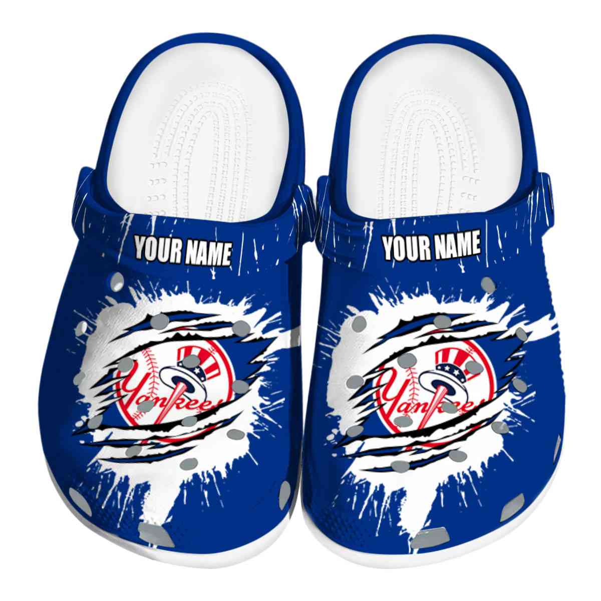 New York Yankees MLB Sport Crocs Crocband Clogs Shoes Comfortable For Men Women and Kids