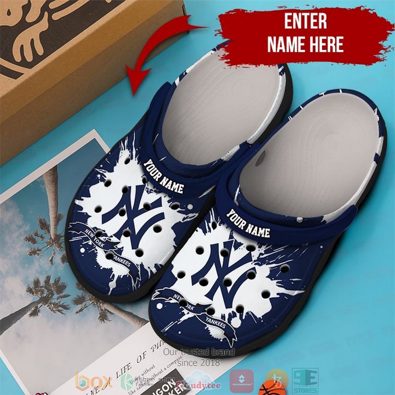 New York Yankees MLB Sport Crocs Crocband Clogs Shoes Comfortable For Men Women and Kids