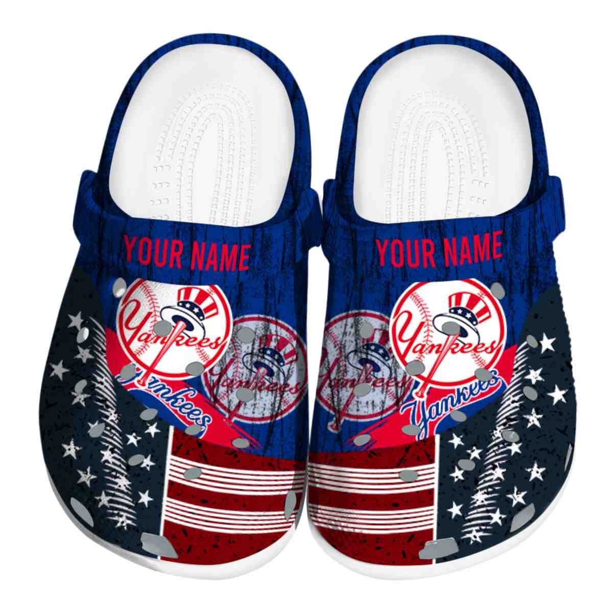 New York Yankees MLB Sport Crocs Crocband Clogs Shoes Comfortable For Men Women and Kids