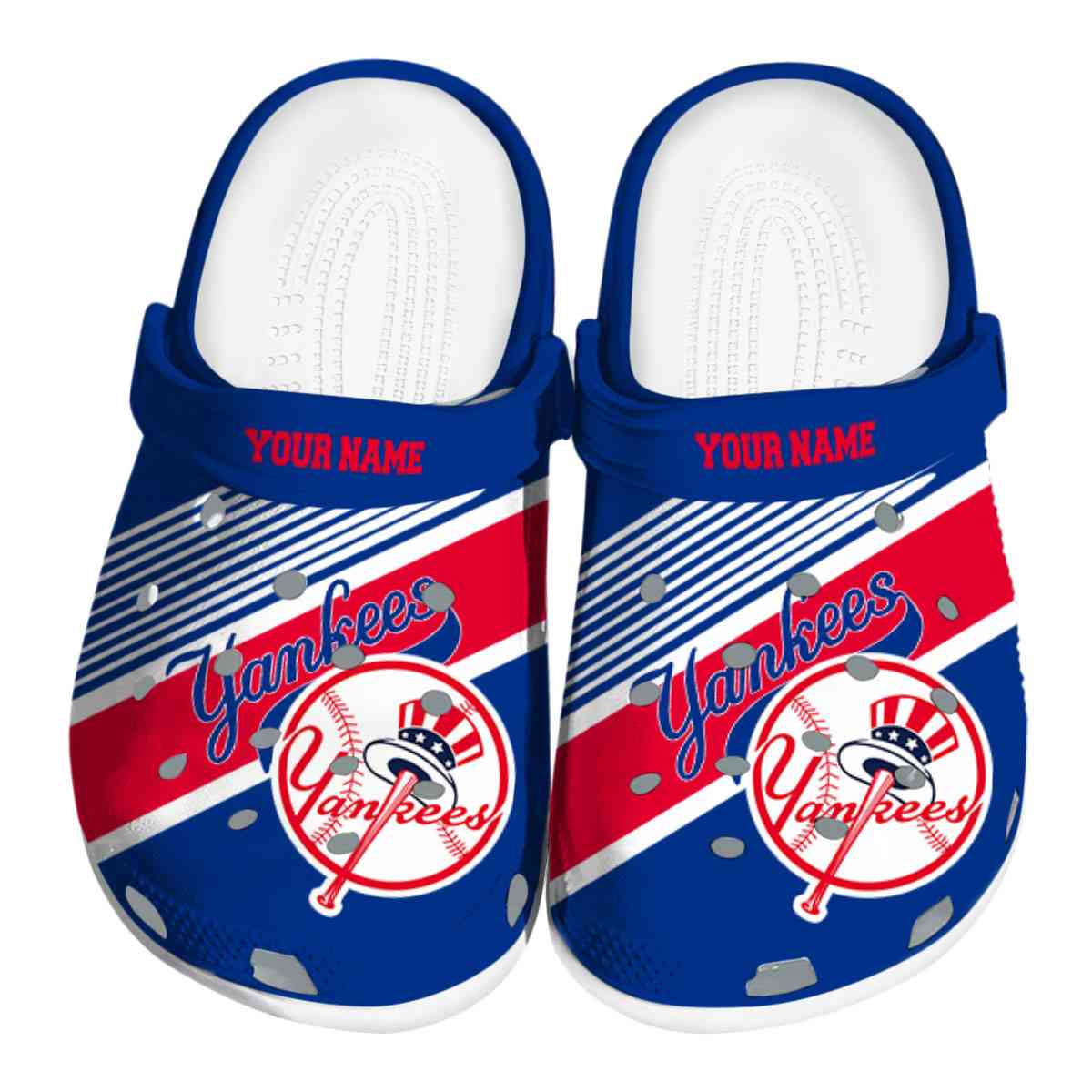 New York Yankees MLB Sport Crocs Crocband Clogs Shoes Comfortable For Men Women and Kids