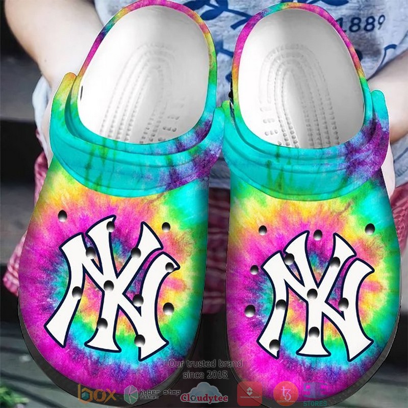 New York Yankees MLB Sport Crocs Crocband Clogs Shoes Comfortable For Men Women and Kids