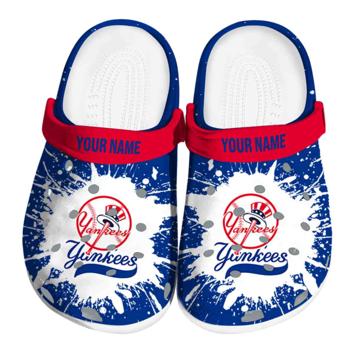 New York Yankees MLB Sport Crocs Crocband Clogs Shoes Comfortable For Men Women and Kids