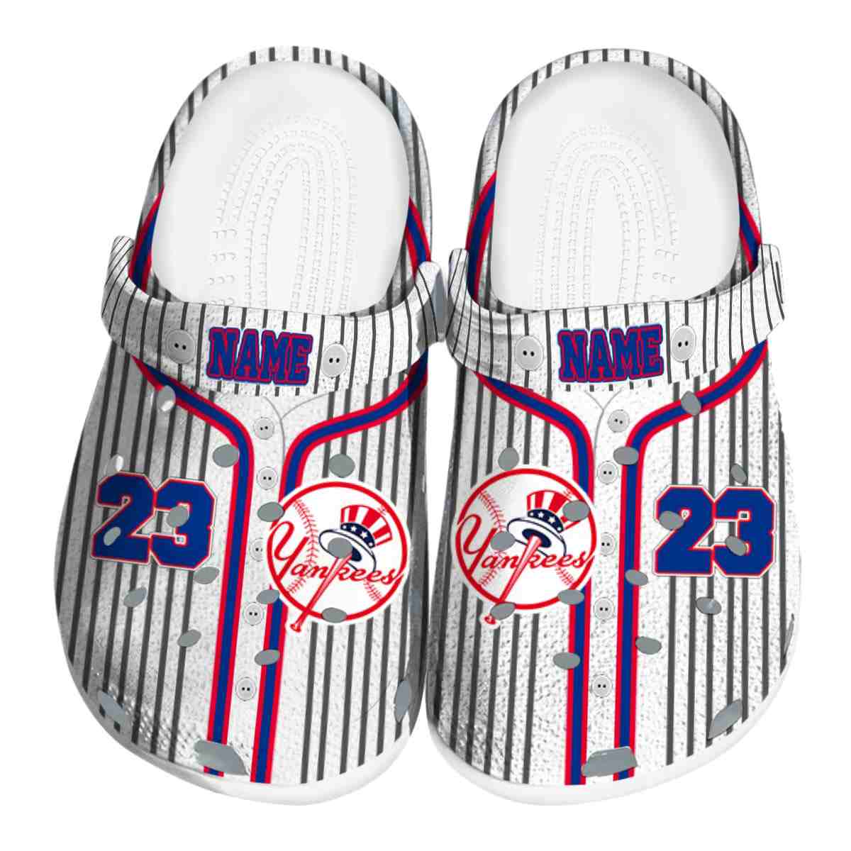 New York Yankees MLB Sport Crocs Crocband Clogs Shoes Comfortable For Men Women and Kids