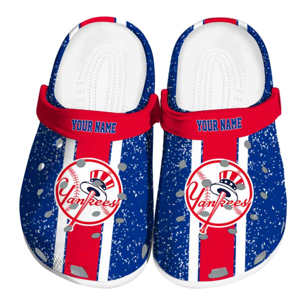 New York Yankees MLB Sport Crocs Crocband Clogs Shoes Comfortable For Men Women and Kids