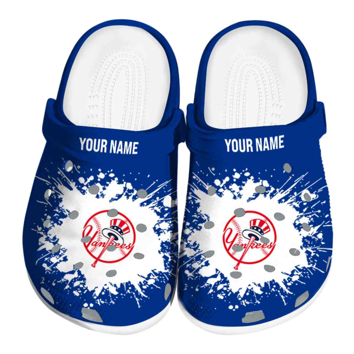 New York Yankees MLB Sport Crocs Crocband Clogs Shoes Comfortable For Men Women and Kids