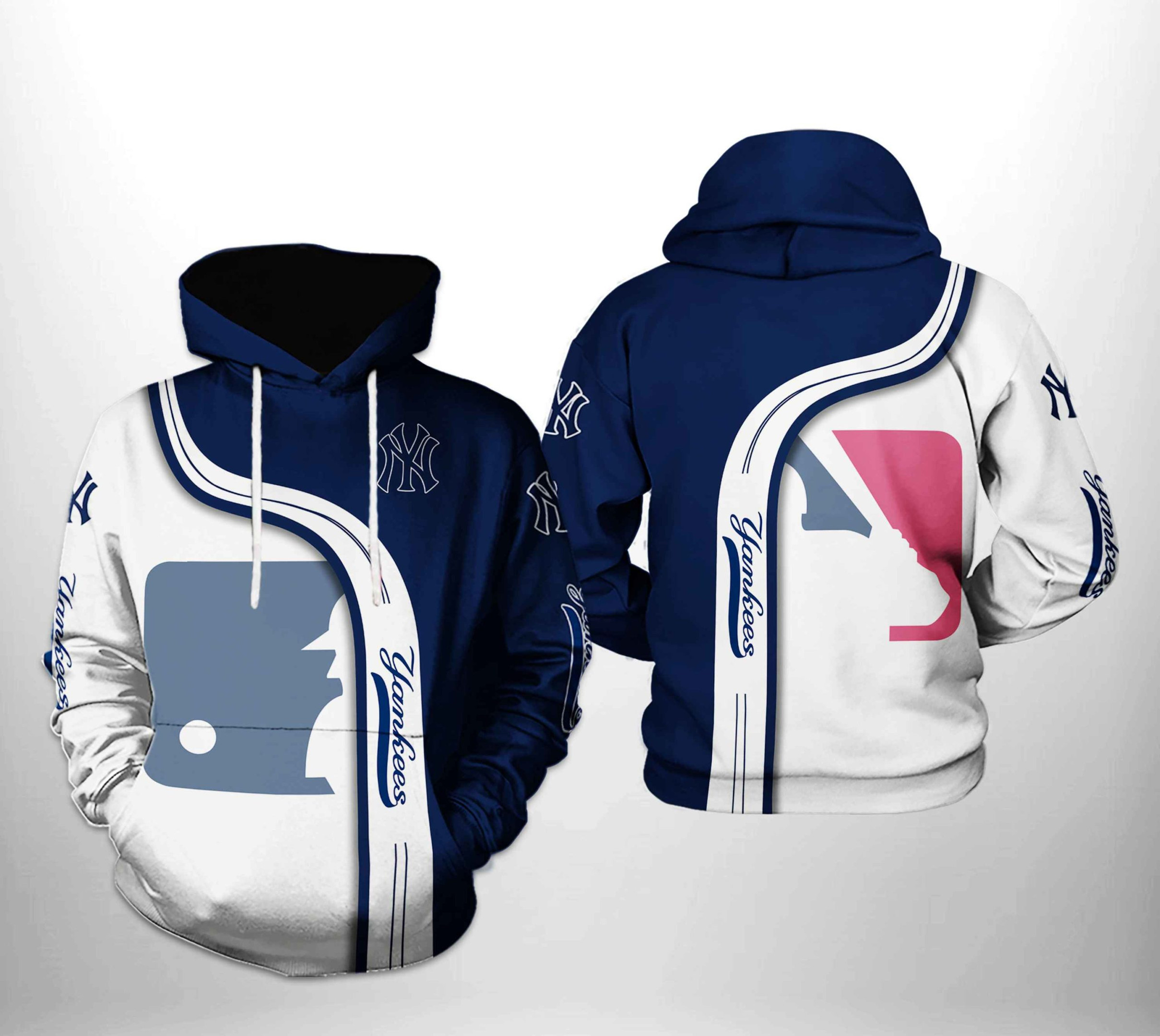 New York Yankees MLB Team 3D All Over Print Hoodie, Zip Hoodie