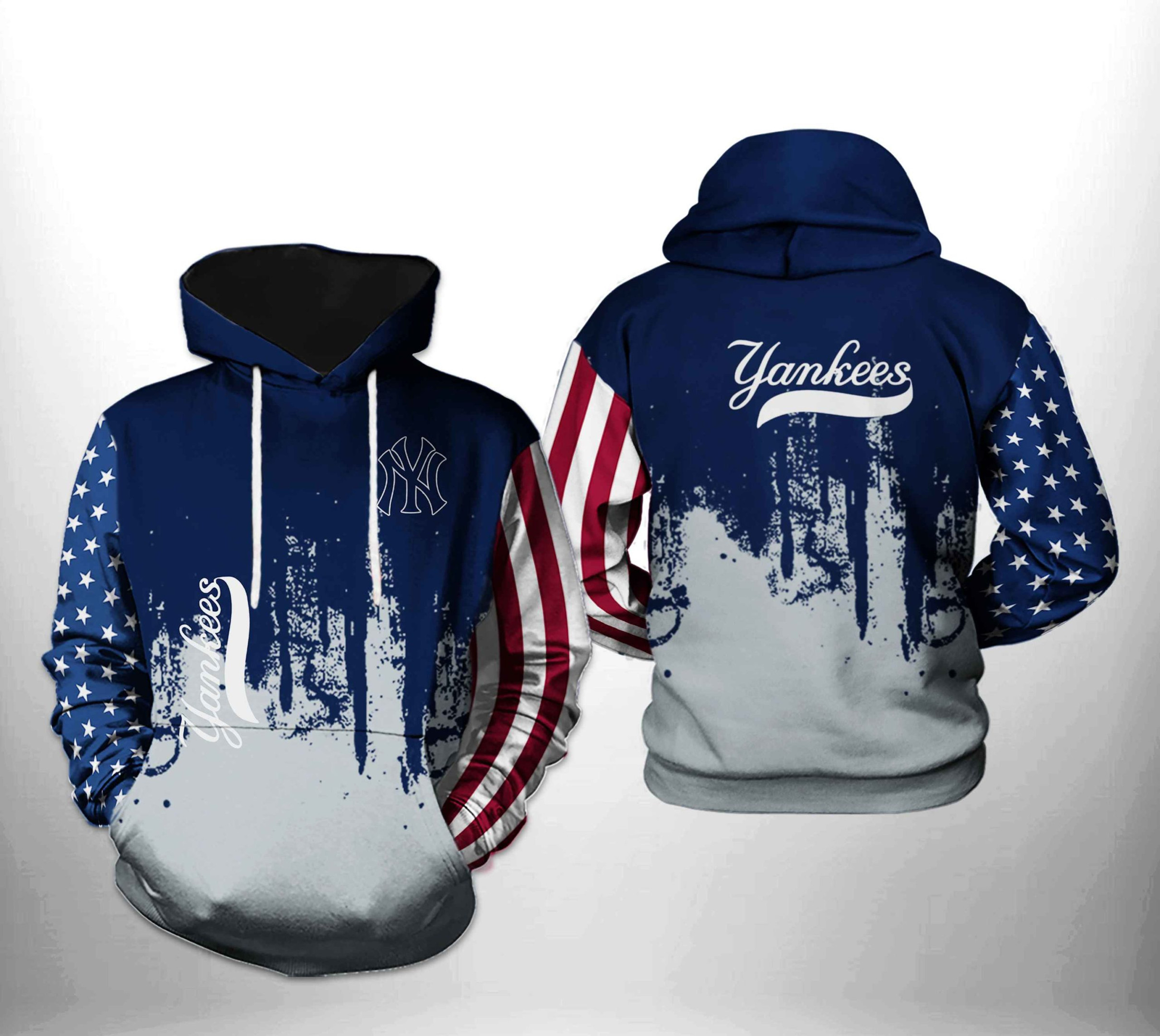 New York Yankees MLB Team US 3D All Over Print Hoodie, Zip Hoodie