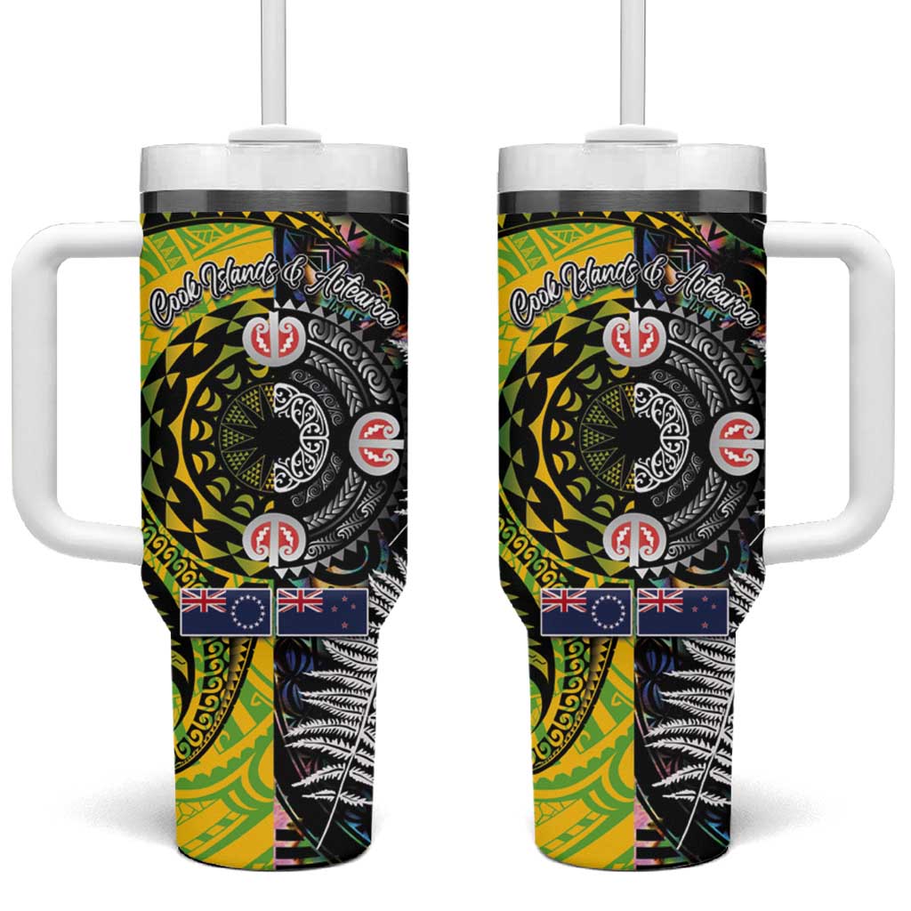 New Zealand and Cook Islands Together Custom Stanley Cup 40 oz 30 oz Tumbler With HandleTVC2301259