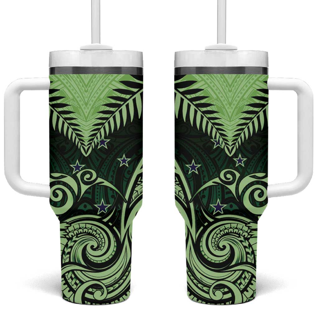 New Zealand Aotearoa Maori Kiwi Green Fern Custom Stanley Cup 40 oz 30 oz Tumbler With HandleTVC2301389