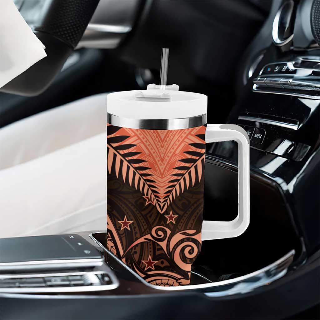 New Zealand Aotearoa Maori Kiwi Orange Fern Custom Stanley Cup 40 oz 30 oz Tumbler With HandleTVC2301389 - Image 8