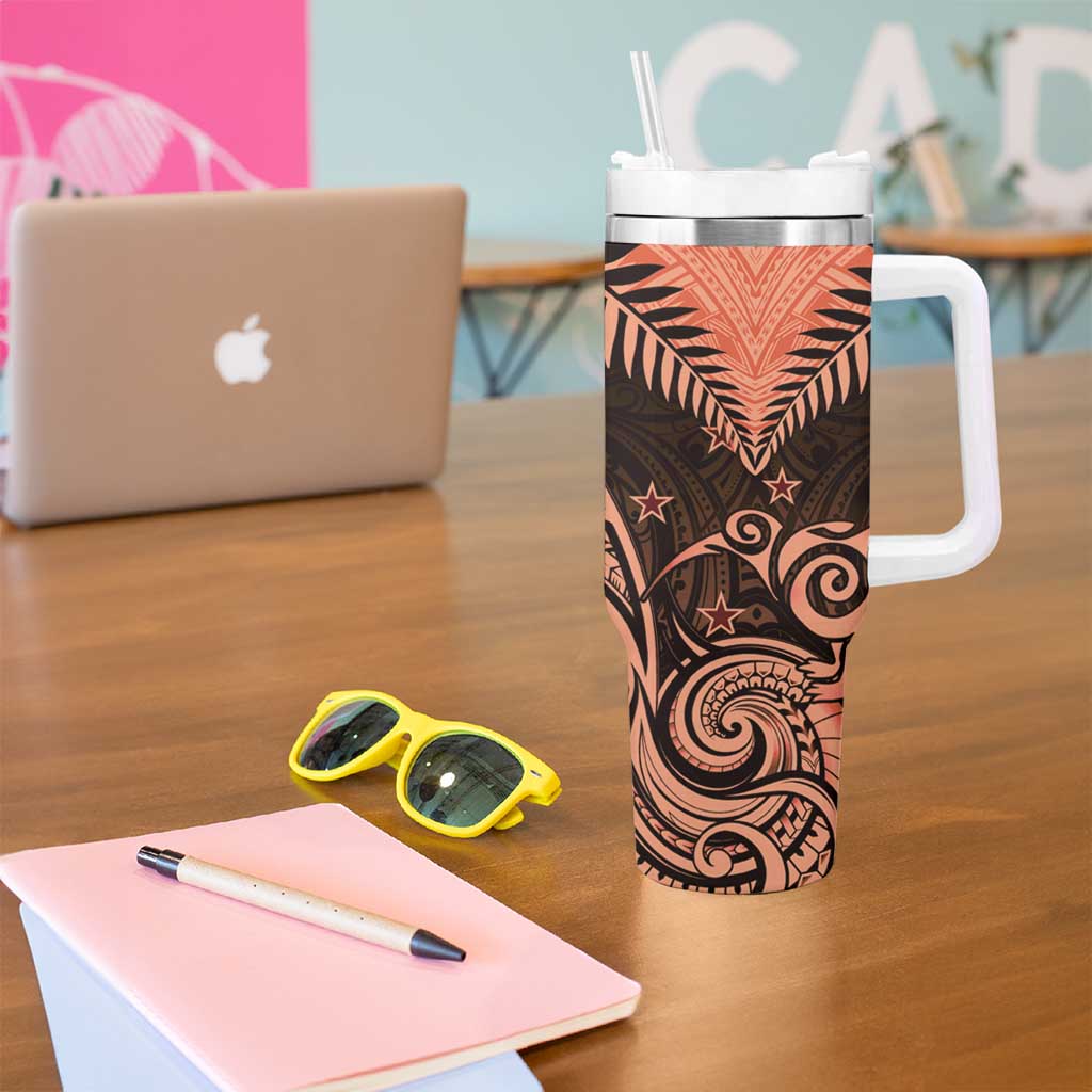 New Zealand Aotearoa Maori Kiwi Orange Fern Custom Stanley Cup 40 oz 30 oz Tumbler With HandleTVC2301389 - Image 5