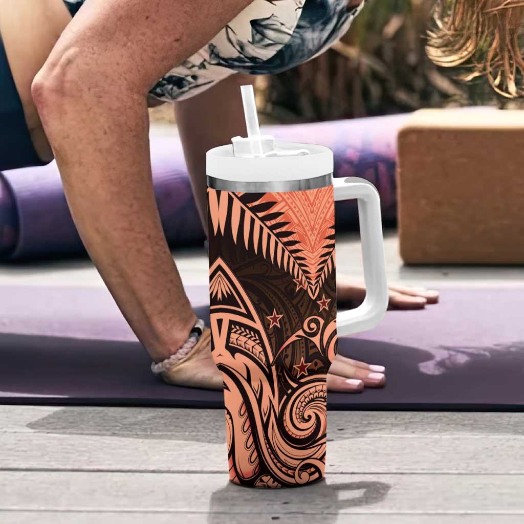 New Zealand Aotearoa Maori Kiwi Orange Fern Custom Stanley Cup 40 oz 30 oz Tumbler With HandleTVC2301389 - Image 6