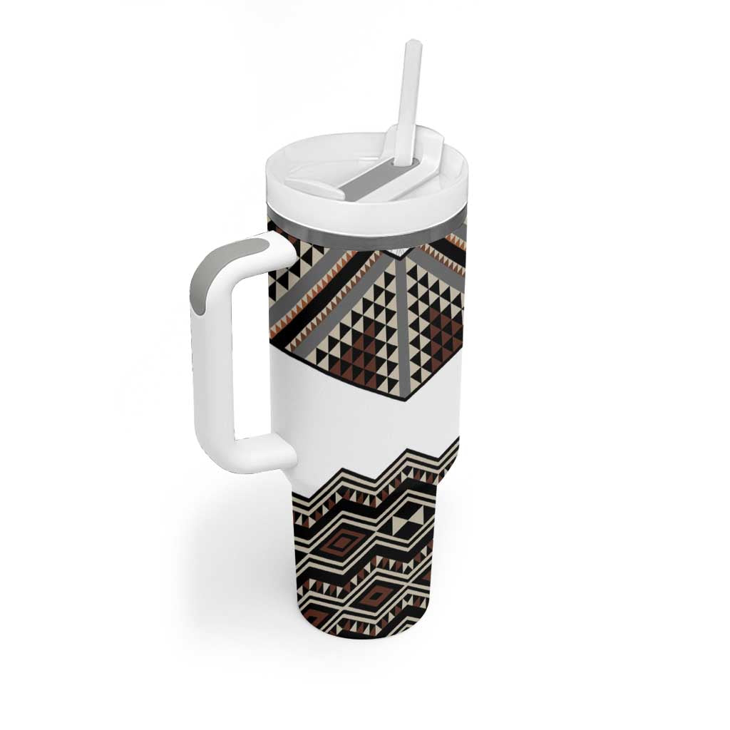 New Zealand Aotearoa Taniko Art Simple Custom Stanley Cup 40 oz 30 oz Tumbler With HandleTVC2301372 - Image 2