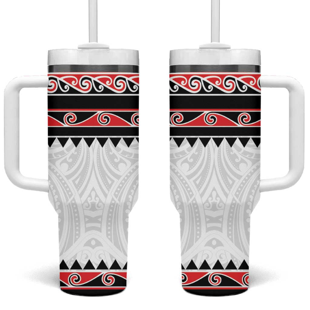 New Zealand Aotearoa With Kowhaiwhai Red Custom Stanley Cup 40 oz 30 oz Tumbler With HandleTVC2301385