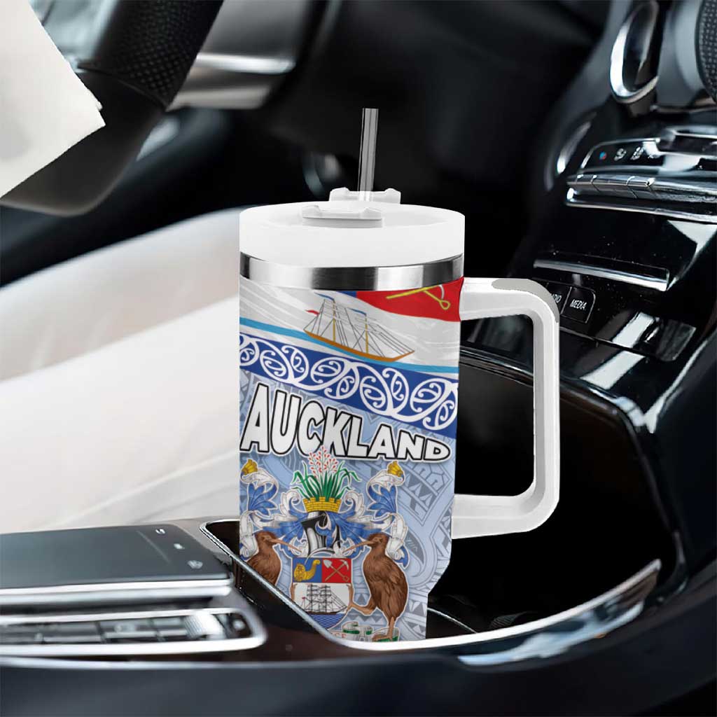 New Zealand Auckland’s Flag and Coat of Arms Koru Art Maori Custom Stanley Cup 40 oz 30 oz Tumbler With HandleTVC2301346 - Image 8