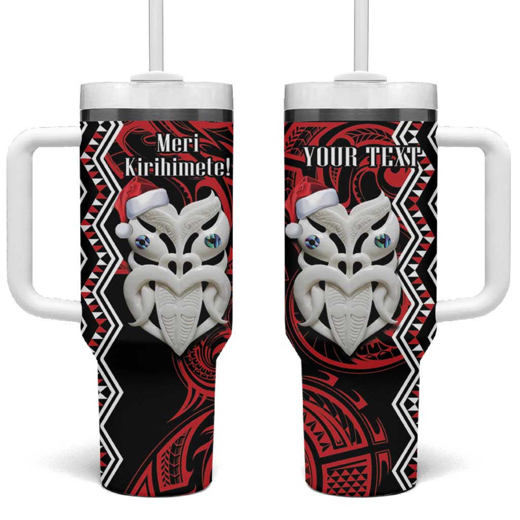 New Zealand Christmas Meri Kirihimete Maori Wheku Taniko Art Custom Stanley Cup 40 oz 30 oz Tumbler With HandleTVC2301363
