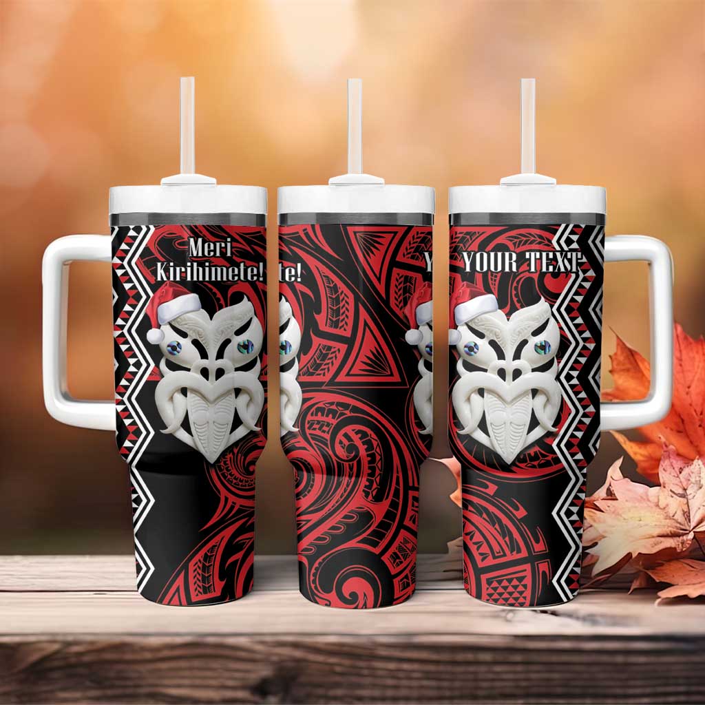 New Zealand Christmas Meri Kirihimete Maori Wheku Taniko Art Custom Stanley Cup 40 oz 30 oz Tumbler With HandleTVC2301363 - Image 4