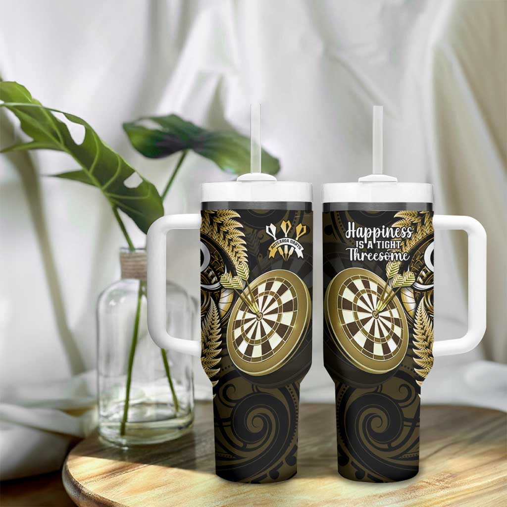 New Zealand Darts Happiness Is A Tight Threesome Maori Gold Custom Stanley Cup 40 oz 30 oz Tumbler With HandleTVC2301371 - Image 9