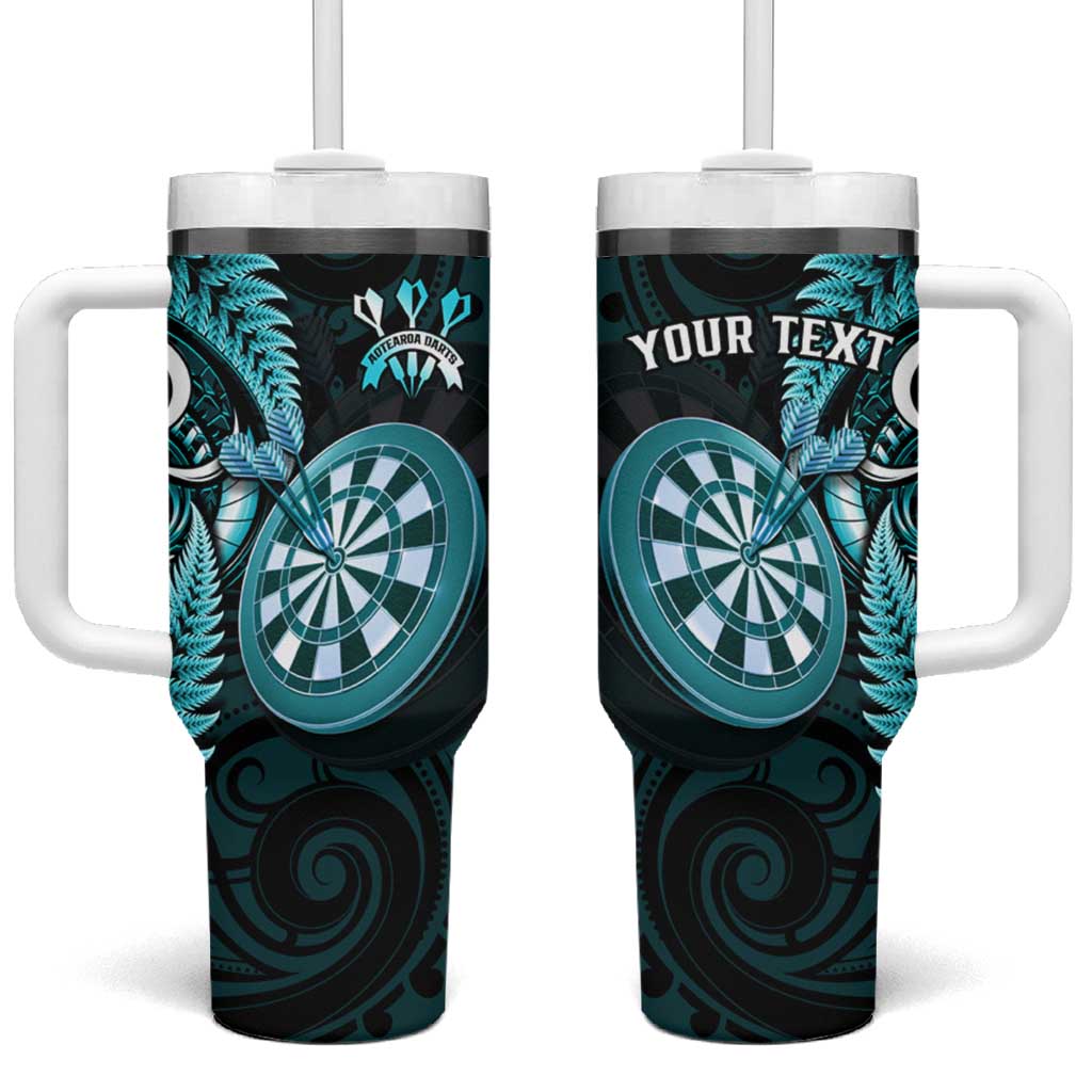 New Zealand Darts Happiness Is A Tight Threesome Maori Turquoise Custom Stanley Cup 40 oz 30 oz Tumbler With HandleTVC2301350
