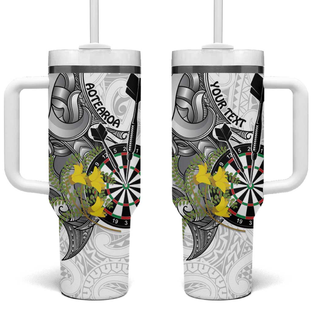 New Zealand Darts Kowhai Floral with Maori Tattoo Custom Stanley Cup 40 oz 30 oz Tumbler With HandleTVC2301373