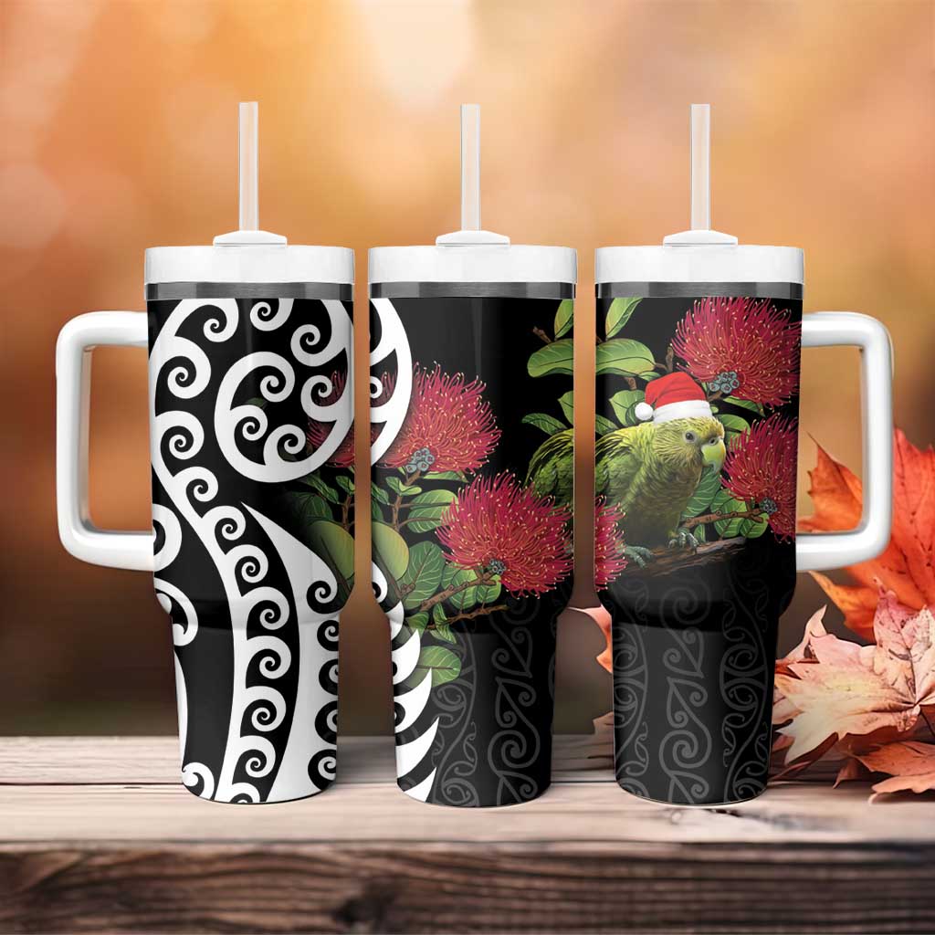 New Zealand Kakapo Christmas Meri Kirihimete Pohutukawa Flowers Custom Stanley Cup 40 oz 30 oz Tumbler With HandleTVC2301320