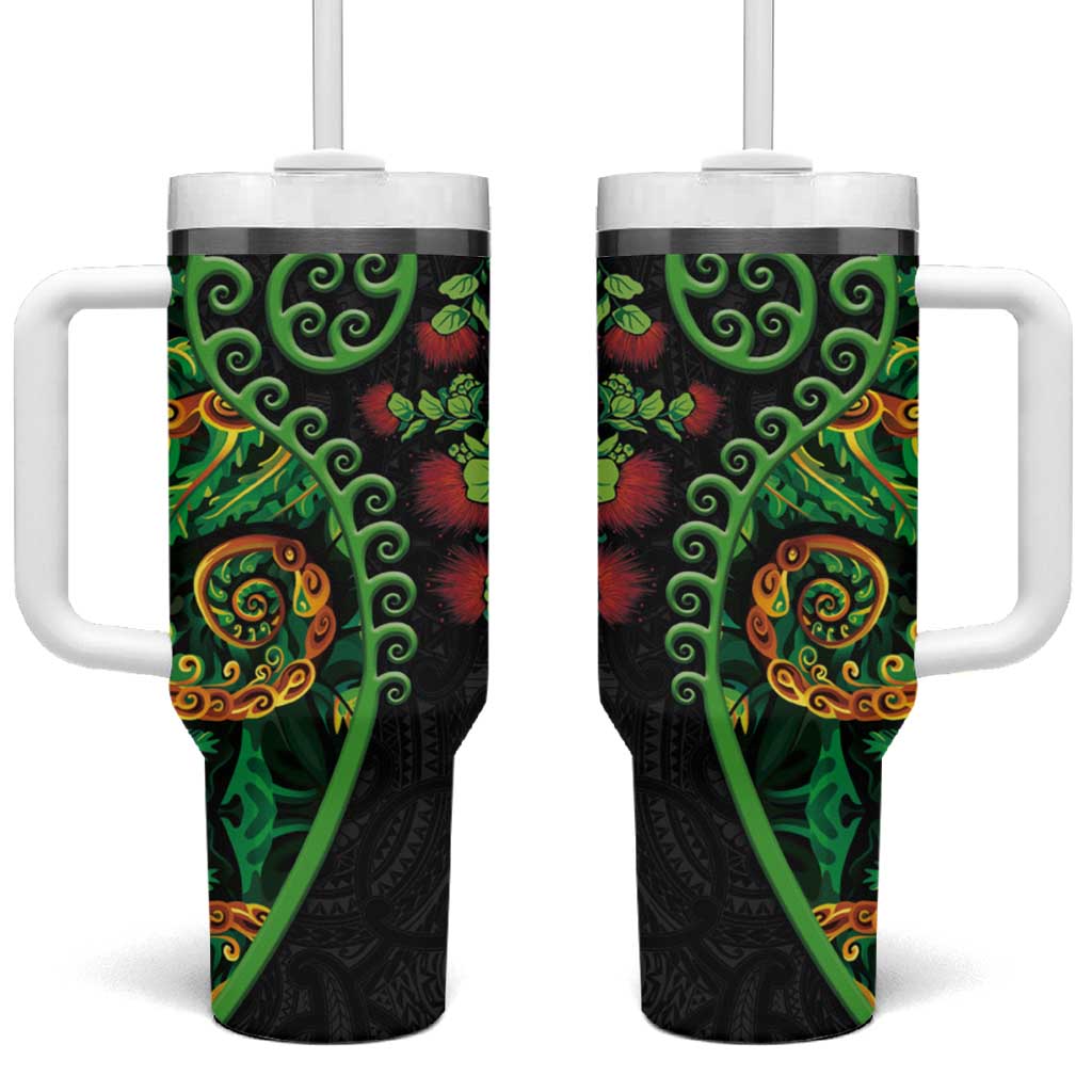 New Zealand Koru Plants and Pohutukawa Custom Stanley Cup 40 oz 30 oz Tumbler With HandleTVC2301275