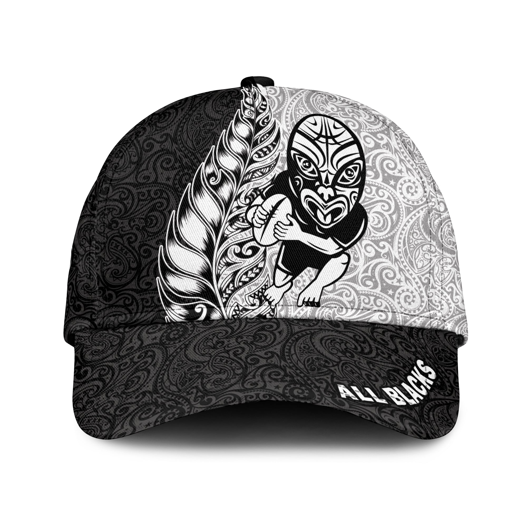 New Zealand Maori All Black Rugby Cap - LT2 Trucker Hats Custom Hats Gifts For Men & Women