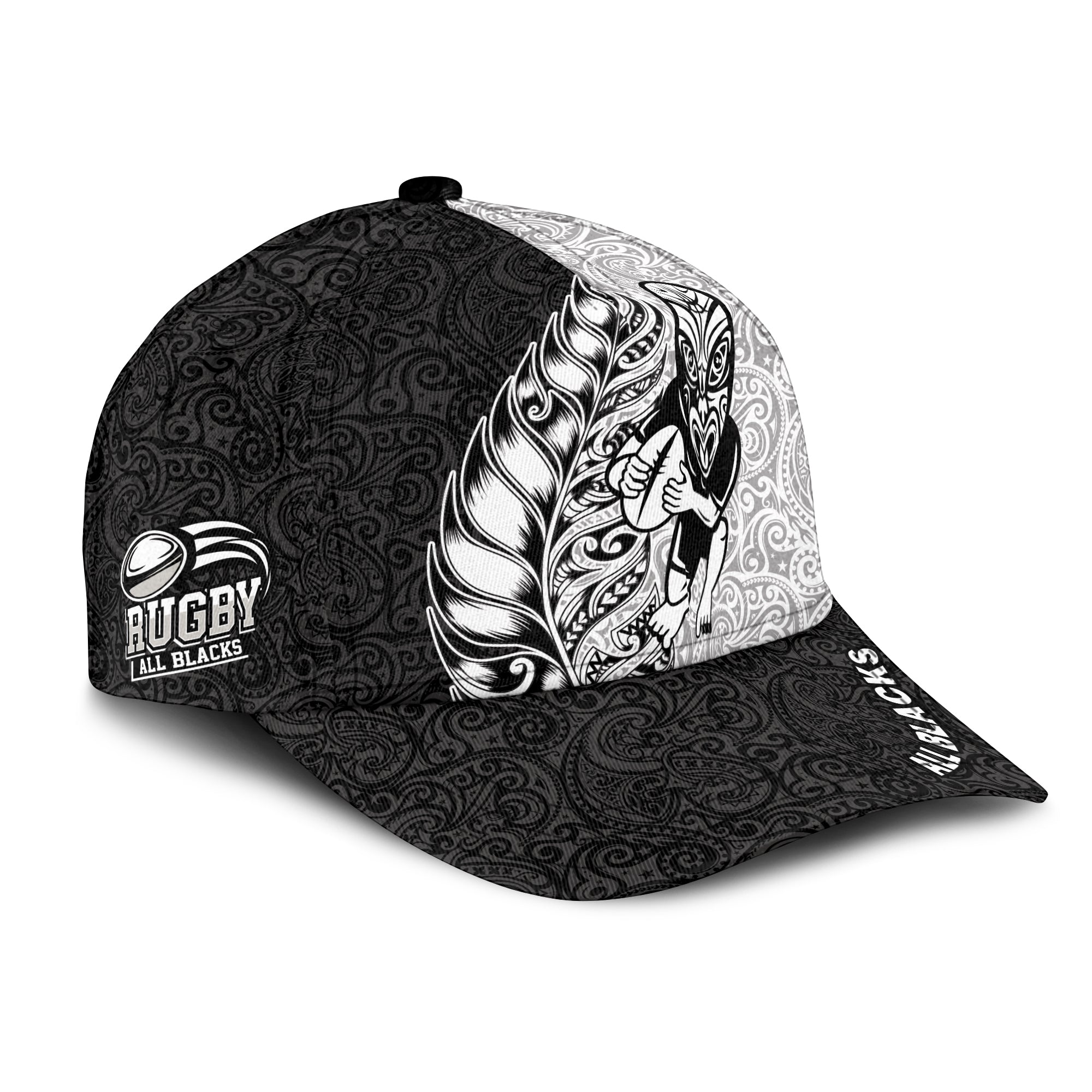 New Zealand Maori All Black Rugby Cap - LT2 Trucker Hats Custom Hats Gifts For Men & Women