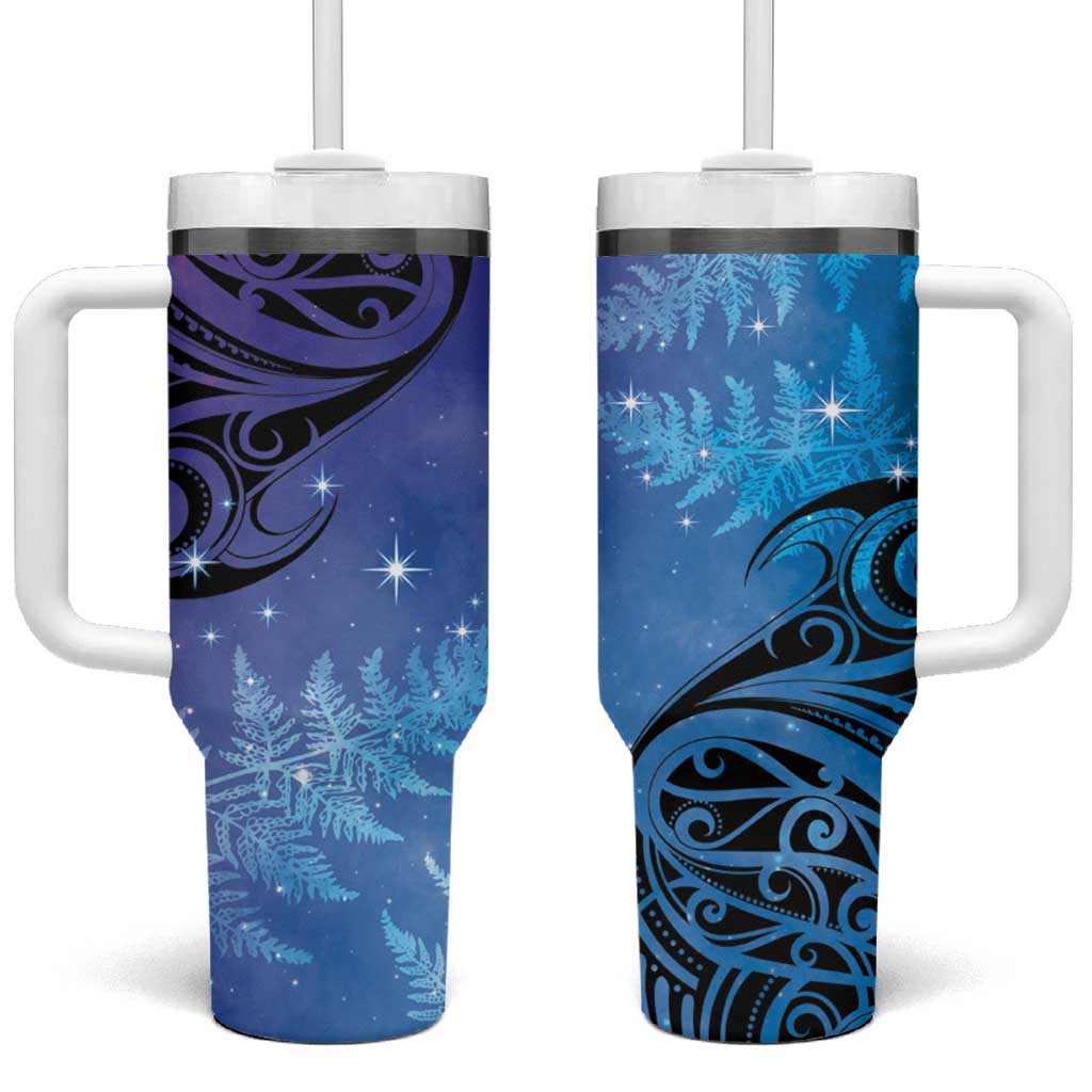 New Zealand Matariki Aotearoa Maori New Year Galaxy Maori Silver Fern Custom Stanley Cup 40 oz 30 oz Tumbler With HandleTVC2301351