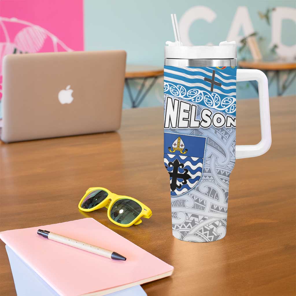 New Zealand Nelson Nelson’s Flag and Seal Maori Art Tattoo Custom Stanley Cup 40 oz 30 oz Tumbler With HandleTVC2301367 - Image 5