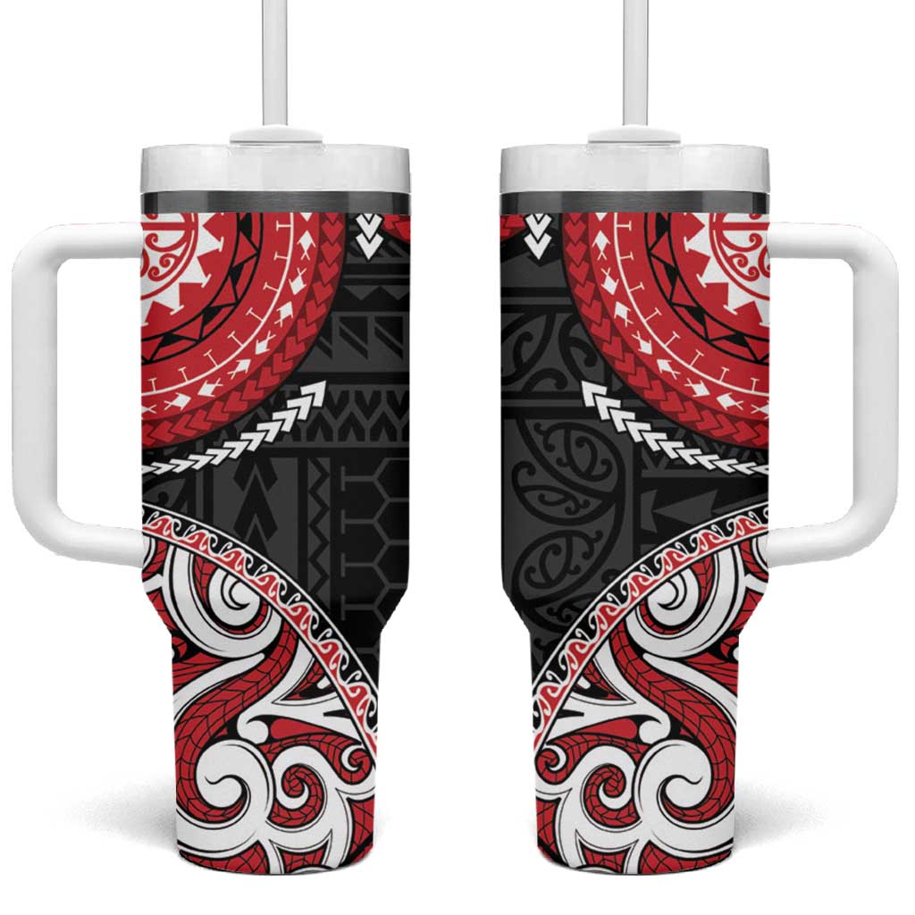New Zealand Red Maori Koru Simple Custom Stanley Cup 40 oz 30 oz Tumbler With HandleTVC2301389