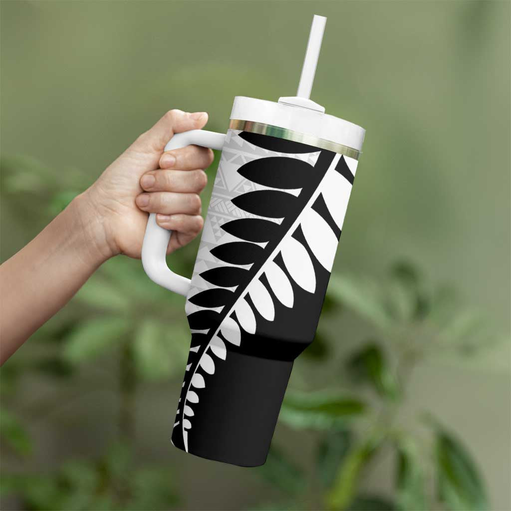 New Zealand Silver Fern Niho Taniwha Custom Stanley Cup 40 oz 30 oz Tumbler With HandleTVC2301265 - Image 3