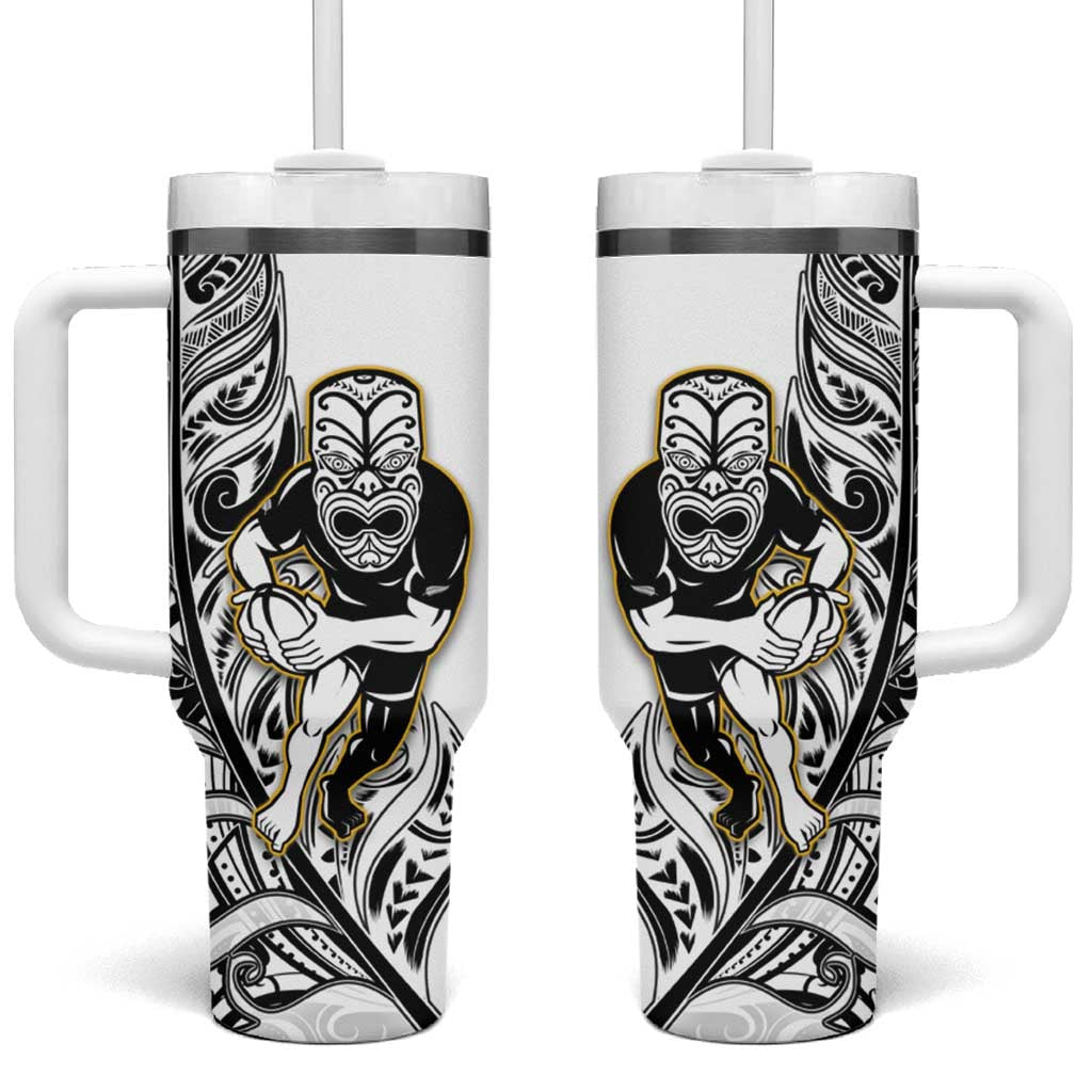 New Zealand Silver Fern Rugby All Black Maori White Custom Stanley Cup 40 oz 30 oz Tumbler With HandleTVC2301360