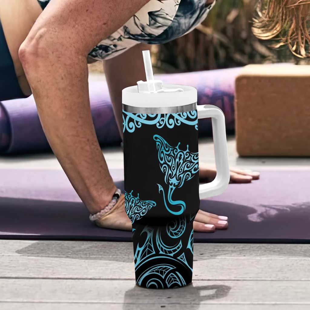 New Zealand Stingray Aotearoa Whai With Maori Paua Shell Custom Stanley Cup 40 oz 30 oz Tumbler With HandleTVC2301374 - Image 6
