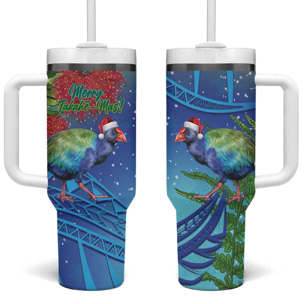 New Zealand Takahe Christmas Maori Fern Mix Pohotukawa Custom Stanley Cup 40 oz 30 oz Tumbler With HandleTVC2301384
