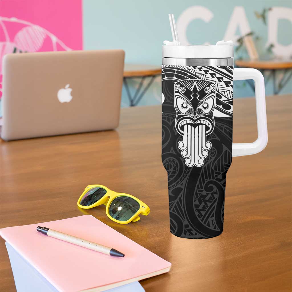 New Zealand Te Reo Maori Kia Kaha Maori Language Week Black Custom Stanley Cup 40 oz 30 oz Tumbler With HandleTVC2301346 - Image 5