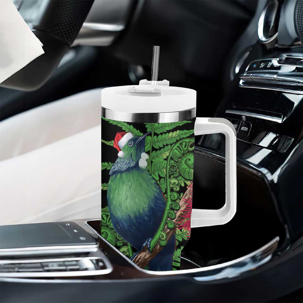 New Zealand Tui Bird Christmas Maori Fern Mix Pohotukawa Custom Stanley Cup 40 oz 30 oz Tumbler With HandleTVC2301359 - Image 8