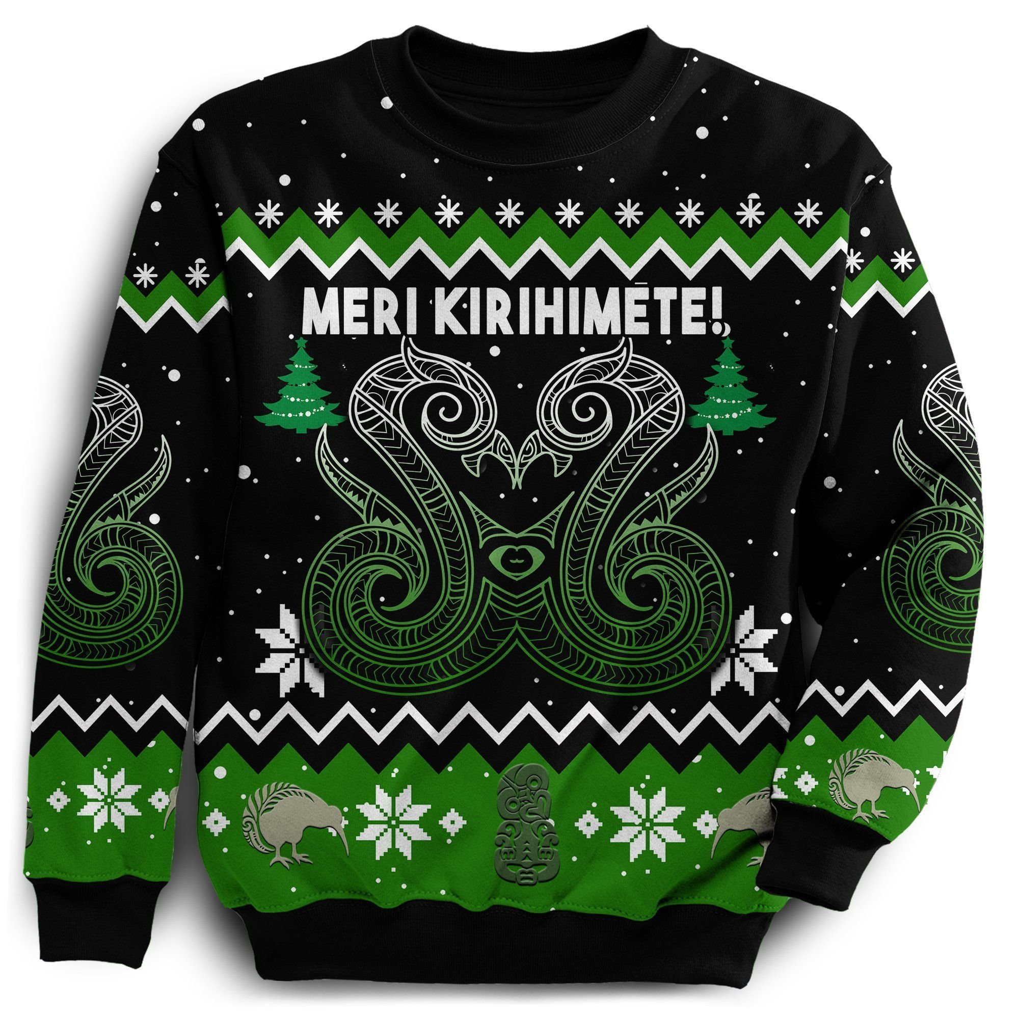 New Zealand Ugly Christmas Sweater Adult 3D Funny Matching for family